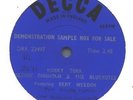 George Chisholm Bert Weedon Honky Tonk UK Decca 45 Demo D-R Rock Beltona Mint