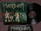 Manowar into glory ride LP ORIG omen speed metal megaforce records hammerfall