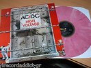 AC/DC - HIGH VOLTAGE LTD EDN. RE-LP PINK SPLATTER COLORED WAX RARE NM ACDC SCOTT