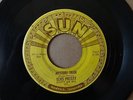 ELVIS PRESLEY 45 RPM, ON AN ORIGINAL SUN RECORD #223, MYSTERY TRAIN