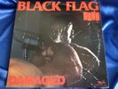Original W/Sticker Punk LP : Black Flag   Damaged   SST 9502   1981