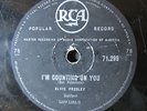 ELVIS PRESLEY, IS IT SO STRANGE/IM COUNTING ON YOU, S. AFRICAN, GOOD RC GRADING