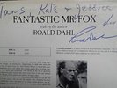 ROALD DAHL LP 'FANTASTIC MR.FOX' SIGNED  RARE 