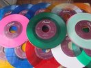THE BEATLES RARE COLORED VINYL JUKE BOX SET OF 24 RECORDS PRESSED BY CAPITOL LBL