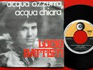 LUCIO BATTISTI ACQUA AZZURRA/DIECI RAGAZZE 1969 UNIQUE RARE EXYU 7“PS N/MINT