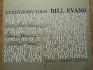 BILL EVANS EVERYBODY DIGS BILL EVANS RIVERSIDE BLUE SMALL DG U.S.A. VINYL 1ST PR