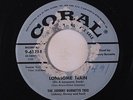 JOHNNY BURNETTE TRIO: Lonesome Train / I Just Found Out 45 (dj, #ol, damaged lb