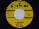 Little Eddie & The Dollars 45 MY MAMA SAID / YELLOW MOON  Fortune 845 M- to VG++