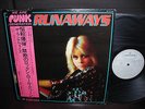 Runaways 1st S/T Same Title Japan PROMO LP OBI WHITE LABEL NM