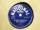 National 1949 The Ravens White Christmas b/w Silent Night 78 rpm record NM