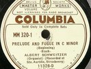 78 rpm CLASSICAL ALBUM 7 disc N/ album N-/  ALBERT SCHWEITER / BACH ORGAN -vol 3