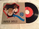 THE PAPER DOLLS *SOMETHING HERE IN MY HEART* EP UNIQUE SLEEVE EXC