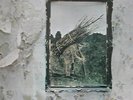 Led Zeppelin IV - UK Green/Orange Label LP 1971 'Misty Mountain Top' Error