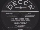 Caterina Valente & Chet Baker - I'll Remember April / Ev'rytime We Say Goodbye