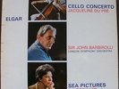 Elgar Cello Concerto, Du Pre, Barbirolli. 1965 HMV (red label) Stereo Lp ASD 655