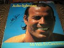 JULIO IGLESIAS-MI VIDA EN CANCIONES -2 LP-VINYL-SIGNED-AUTOGRAPHED