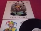 QUEEN - INNUENDO - RARE ORIGINAL UK LP + INNER 1991 UK (EMI RECORDS)  EX