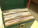 Vintage PLATTER PAK record case #10   w/50+ Northern Soul/Funk/R&B 45 RPMs