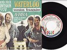 abba 45 tours WATERLOO VERSION FRANCAISE