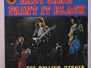 ROLLING STONES: Paint It Black / Lady Jane 45 (Belgium, textured cover PS, Gold