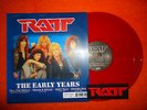 RATT-THE EARLY YEARS,RARE US HARD ROCK,METAL,RED VINYL,KISS,DOKKEN,WHITE LION,EX