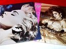RARE MADONNA JAPANESE OBI LIKE A VIRGIN & TRUE BLUE 12