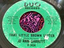 Northern Soul Funk Crossover 45 Jo Ann Garrett That Little Brown Letter LISTEN