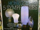 #HEAR# SUPRAPHON HONEGGER SYMPHONIES 1-5 SERGE BAUDO CZECH QUAD STEREO 3LPs