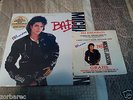 Michael Jackson BAD Mexican LP With Promo Sticker and PEPSI Promo 45 in Spanish