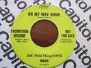 JOE WILD THING KING On my way home Hold out mint- northern soul