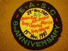 ORIGINAL NORTHERN SOUL PATCH-E.A.S.C 6TH 1981 NOV 1981-B RAE/K DRAPER/MARCO-EX