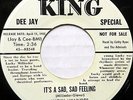 LUCKY MILLINDER & THE ADMIRALS 45 It's a Sad, Sad Feeling KING Doo Wop #BB Promo