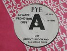 JOHNNY SANDON & THE REMO FOUR LIES / ON THE HORIZON 45 DJ DEMO UK PYE 1963
