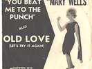 MARY WELLS--MOTOWN PICTURE SLEEVE + 45--(U BEAT ME TO THE PUNCH)--PS--PIC--SLV