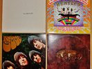 BEATLES LP LOT- 4 BEATLES ALBUMS RUBBER SOUL- WHITE ALBUM - LOVE SONGS