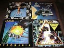 DEF LEPPARD-4 LP LOT-HIGH N FRY-PYROMANIA-ON THOUGH NIGHT-HYSTERIA-ROCK/METAL LP