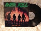 Overkill LP Feel The Fire Megaforce Records MRI 1469 Thrash Heavy Metal