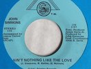 JOHN SIMMONS Ain't Nothing Like The Love On Sabrina VERY RARE MODERN SOUL 45