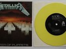 Metallica Master Of Puppets France 7in Yellow Vinyl