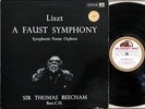 Liszt Faust Symphony/Orpheus:Beecham:EMI ASD 317-8:Orig W/G:NM/NM-