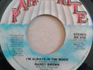 RANDY BROWN - ALWAYS IN THE MOOD - PARACHUTE RECORDS MODERN / NORTHERN SOUL
