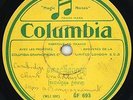 78 rpm Cambodia Khmer 1930’s BUDDHIST CHANT  EX ? Columbia GF 693