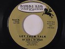 RAY ALLEN & UPBEATS: Let Them Talk / Sweet Lorraine 45 Vocal Groups