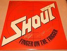 SHOUT Finger on the Trigger PRIVATE LP Glam Rock Hair Band Signed X5 Boston MA