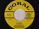 LADA EDMUND, JR.: Trouble / Boopsie 45 (dj, rubber stamp ol) rare Soul