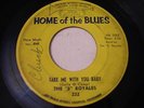 The 5 Royales Take Me with You Baby / Not Going to Cry 1961 45rpm