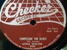 Little Walter confessin' the blues checker 890 78 rpm not chess 45 super clean