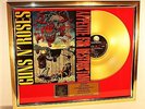 Guns N' Roses, Appetite For Destruction, mit Cover, Gold Record, Award