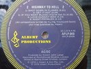 AC DC Highway to Hell AUSTRALIAN Copy Albert Productions LP