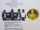 Led Zeppelin Live Rare LP NM not TMOQ TAKRL
